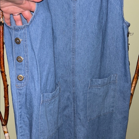 Denim Maxi Dress - Picture 2 of 6